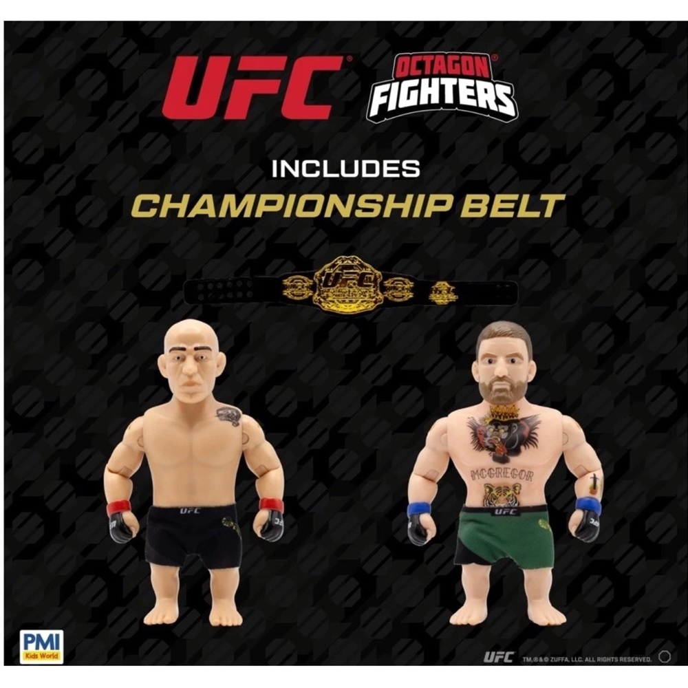 UFC Octagon Fighters Two Pack 194 UFC MMA Action Figures NEW